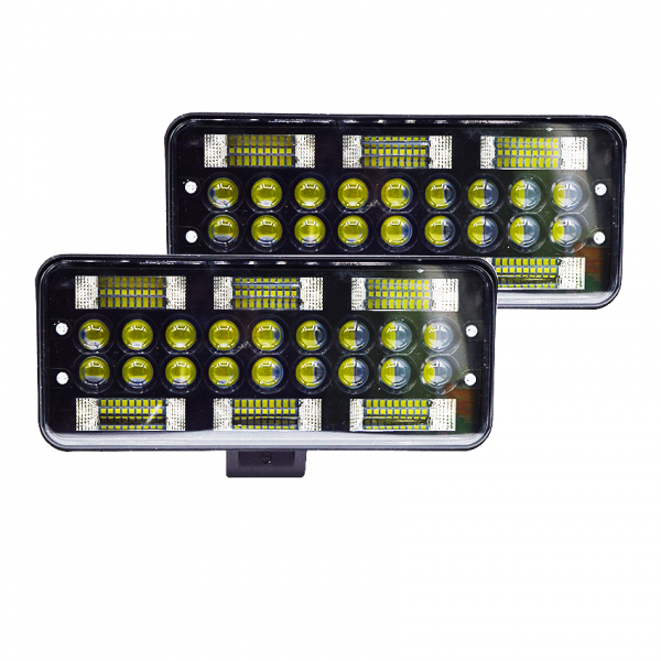 Set 2 proiectoare LED, 199W per proiector, 2 faze, 72 LED