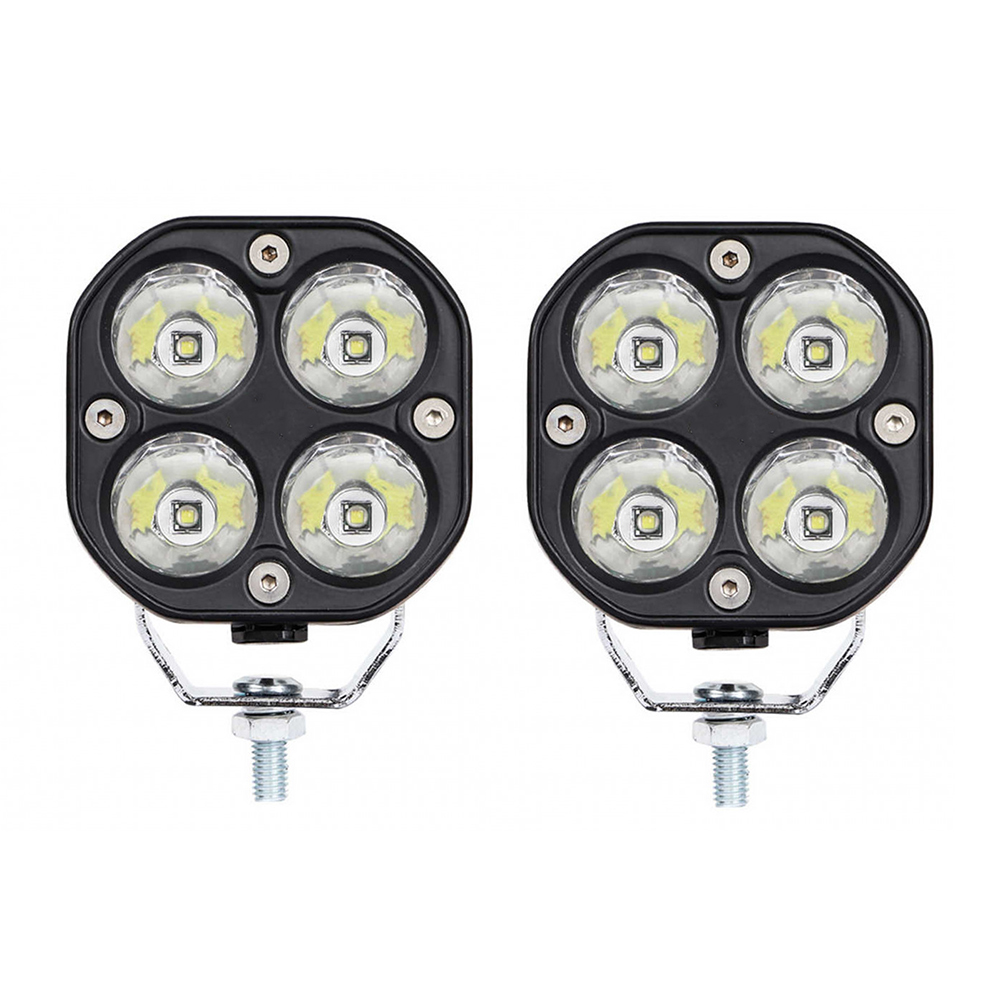 Set 2 Proiectoare auto, LED, 160W/Set, 10/30V, 7cm grosime