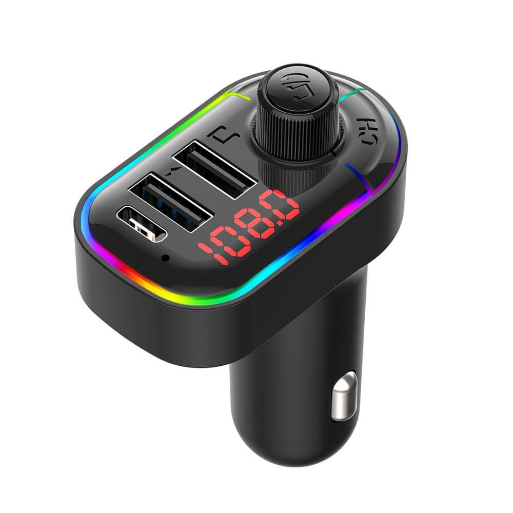 Modulator auto C12, BT, FM, Handsfree, USB, LED RGB 