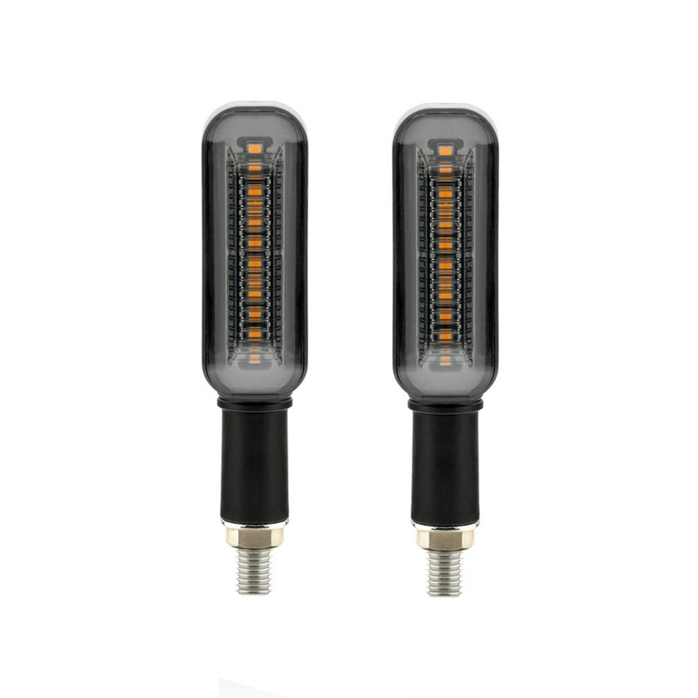 Set 2 Lampi LED semnalizare/stop motocicleta, 12V