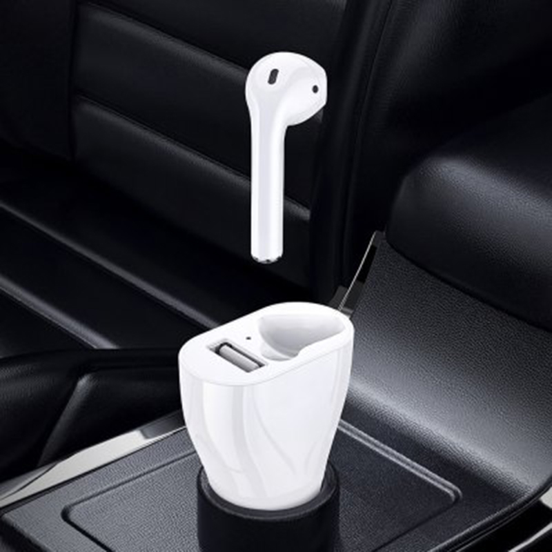 Set 2 in 1 Incarcator auto cu casca bluetooth