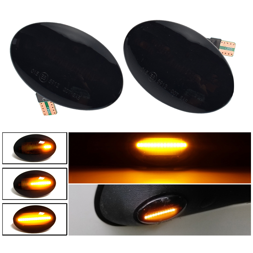 Set 2 Lampi semnalizare aripa, lumina dinamica, Ford