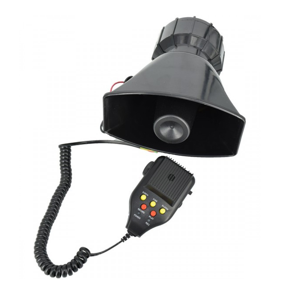 Claxon auto cu 5 sunete si microfon, ES-500, 100W