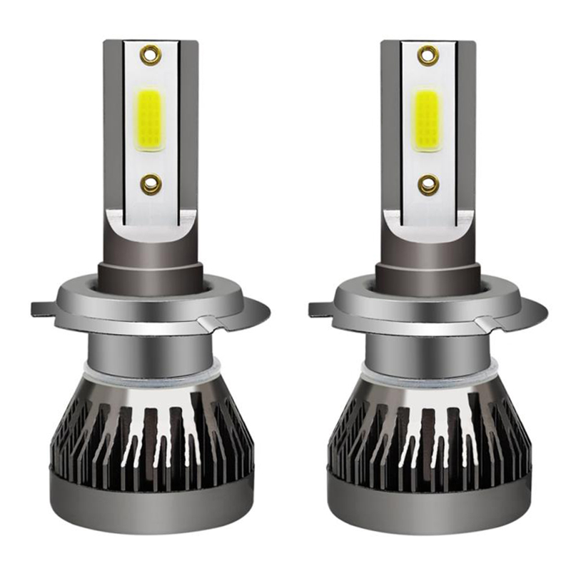 Set 2 Becuri auto LED H7, F2 COB, 80W/set, 36LED