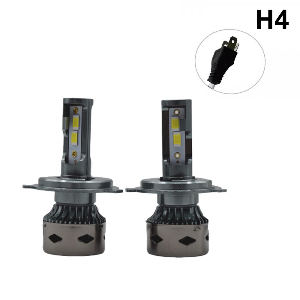 Set 2 becuri auto D8, H4, 200 W, 30000 lumeni, canbus, 24LED