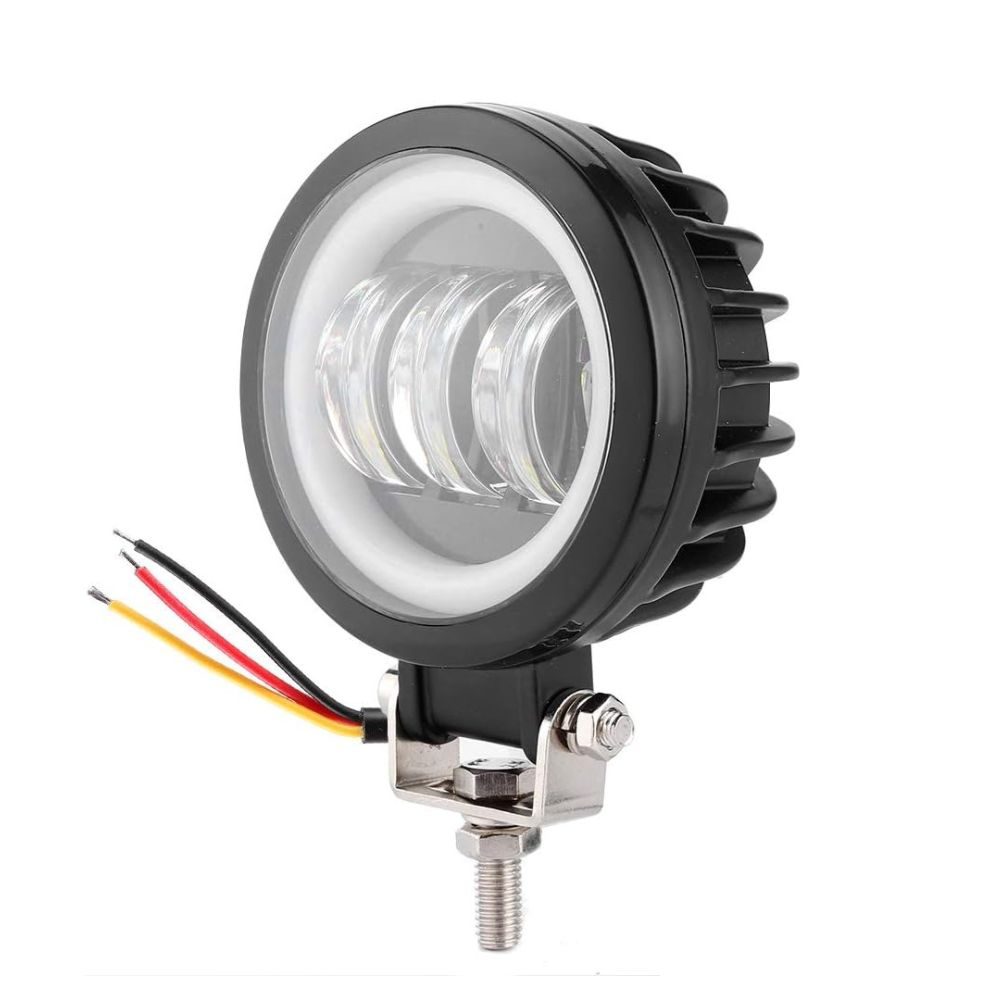 Proiector auto 3LED 80W, stroboscop, 10/30V, lumina alba/albastra