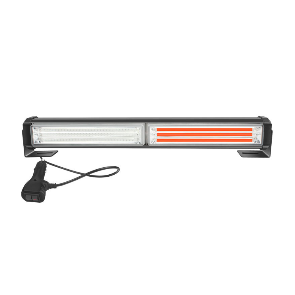 Proiector auto LED 2COB, 30cm, 30W, 12/24V, lumina urgenta