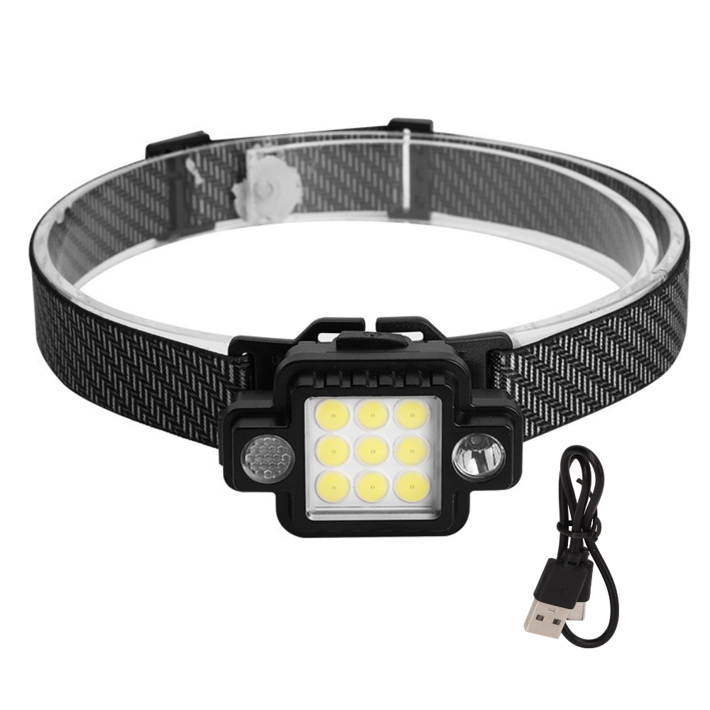 Lanterna de cap LED COB/XPG KL533, 5W, 1000lm, USB, magnet