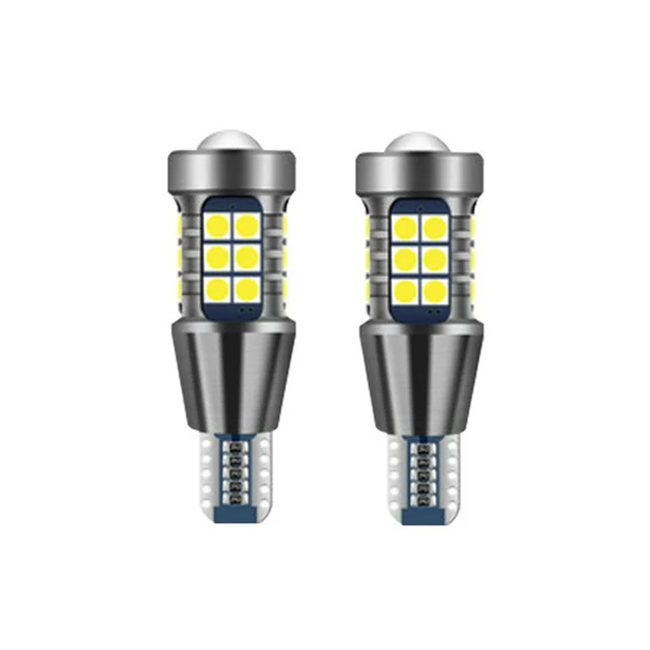 Set 2 x Becuri auto 27LED, T15 W16W, 6W, 12V, canbus, 2400lm/set