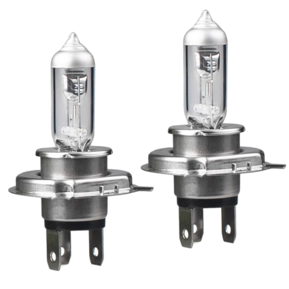 Set 2 becuri auto H4, halogen, 120/110W, 12V, 2 faze, 3500K, 12V