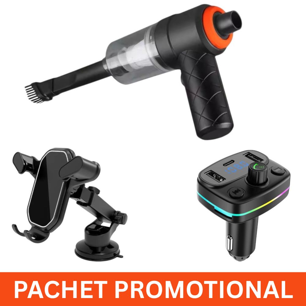 Pachet promotional accesorii auto, 3 produse