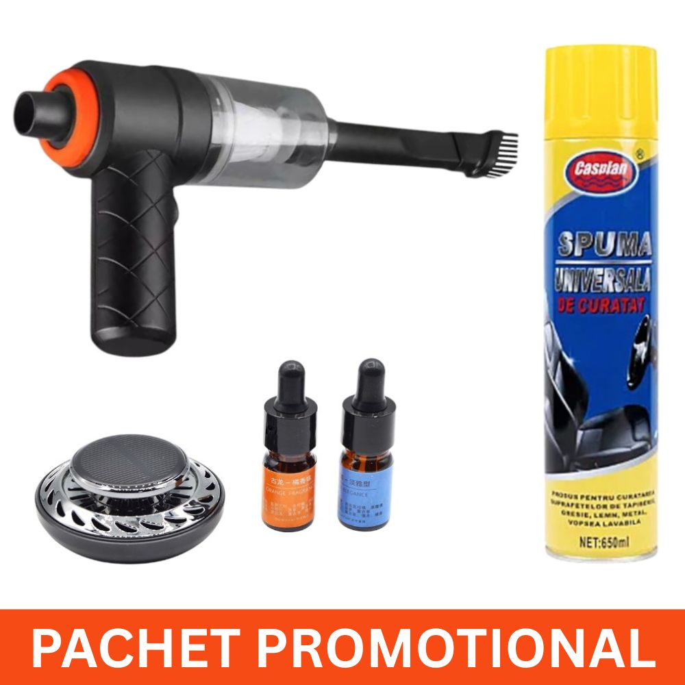 Pachet promotional accesorii auto pentru curatenie, 3 produse